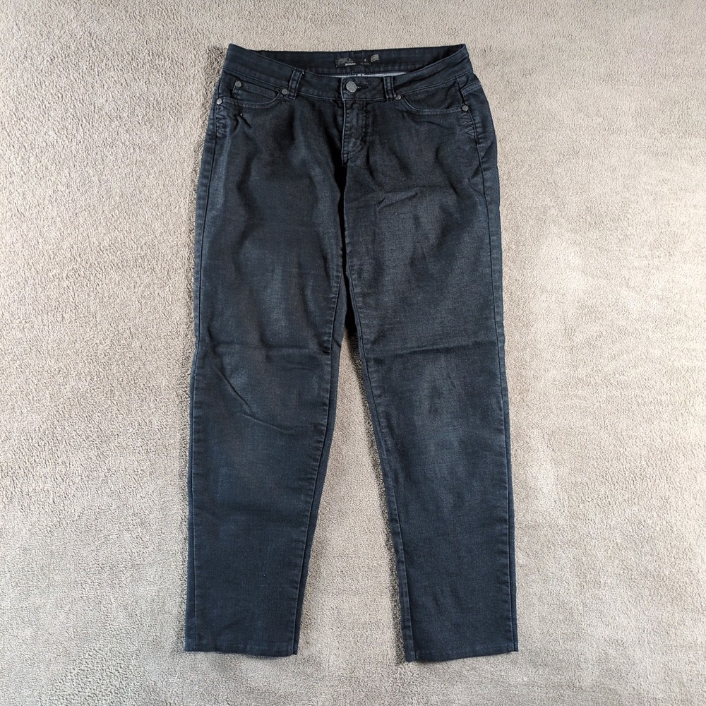 prAna Women's Size 4 Dark Wash Denim Jeans Pants Med Rise